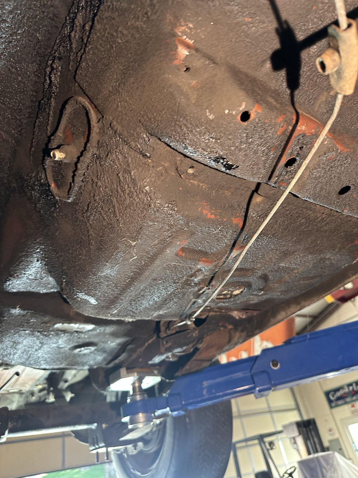 Before Auto body ICE BLASTING